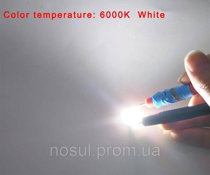 LED COB 2B3C (2011 20mm 11 mm) 3 Вт 6000К 9..12В светодиод модуль round white 6563 фото
