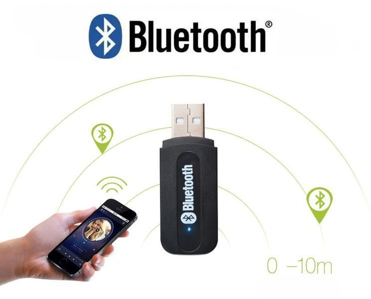 Usb Bluetooth aux аудио ресивер приемник Wireless Reciver H-163 кабель 3,5 мм audio 3726 фото