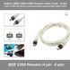 Кабель IEEE 1394 iLINK fireware male (4 pin &mdash; 4 pin) 1.45 м video DV провід синхронізація відеозахоплення аудіо music Кабель для відеозахоплення з DV камер, а також для під'єднання аудіо-, відеообладнання до контролера IEEE1394.  Довжина: 1,45 м Роз'єми:  1005 фото 1