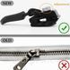 Fix a Zipper размер -S- собачка бегунок для молнии с фиксирующим винтом 6056-2S фото 4