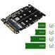 Адаптер перехідник U.2 SFF-8639 M.2 SSD NVMe SATA-Bus NGFF PCI-e 5717 фото 1