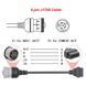 Перехідник Autocom TCS 16 pin - 6 pin (female) J1708 24V Cummins trucks адаптер конектор 16 піновий роз'ємний 5611 фото 2