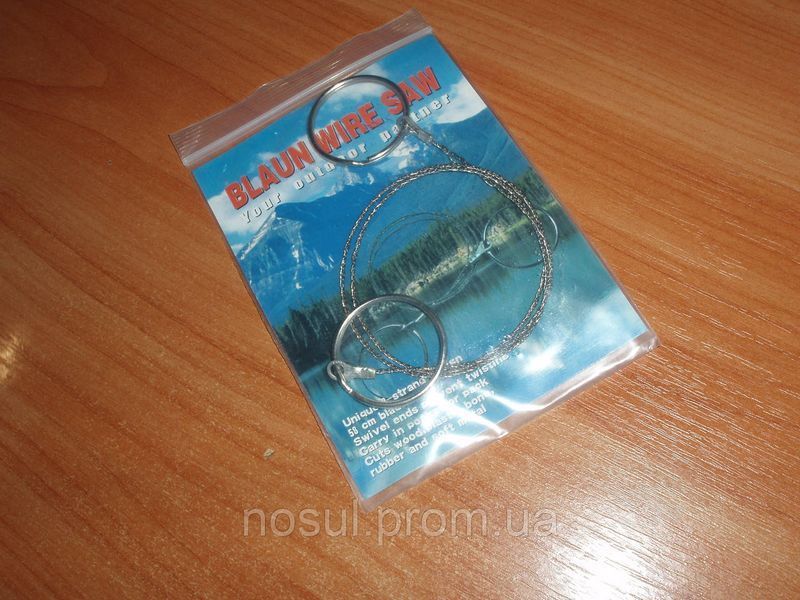 Blaun Wire Saw Джигли струнная пила проволочная стальная складывающаяся карманная (пальцевый захват) Commando 945 фото