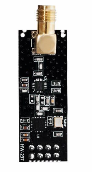 Радиомодуль NRF24L01+PA+LNA HW-237 беспроводной модуль 2.4 ГГц с антенной (дальность до 1100 м) 3.3V Wireless Transceiver RF Transceiver Module Мощный беспроводной модуль nRF24L01+PA+LNA с увеличенной дальностью связи до 1100 метров &ndash; идеальное решение дл 2012-2 фото