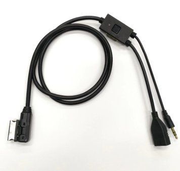 VAG Audi VW Scoda Octavia Superb Fabia Rapid Roomster MDI інтерфейс &mdash; мініджек 3,5 мм + USB (під'єднуємо флешку 5130 фото