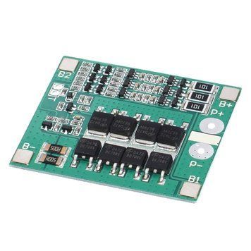 BMS контроллер 3S 25А Geekcreit плата заряда блок питания защиты 3x Li-ion 18650 с балансиром 3,7V (12,6V) 3х3 4635 фото