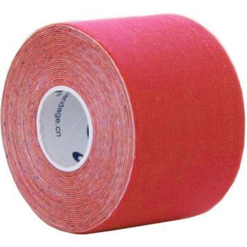 Кинезио тейп RED красный Kinesio tape 5м снимает боль в мышцах и суставах новый метод лечения эластичный бинт 4513 фото