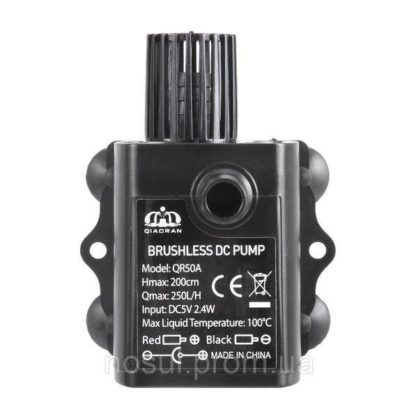 Decdeal QR50A насос водяне мініживлення USB (2 м, 250LH 2,4W DC5V) акваріум фонтан декоративний поливання крапель 6200 фото
