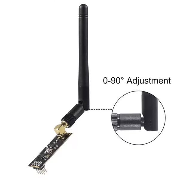 Радиомодуль NRF24L01+PA+LNA HW-237 беспроводной модуль 2.4 ГГц с антенной (дальность до 1100 м) 3.3V Wireless Transceiver RF Transceiver Module Мощный беспроводной модуль nRF24L01+PA+LNA с увеличенной дальностью связи до 1100 метров &ndash; идеальное решение дл 2012-2 фото