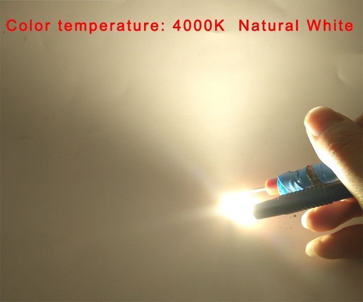LED COB 2B3C (2011: 20mm / 11mm) 3 Вт 4500К 9..12В світлодіодний модуль round white 6564 фото