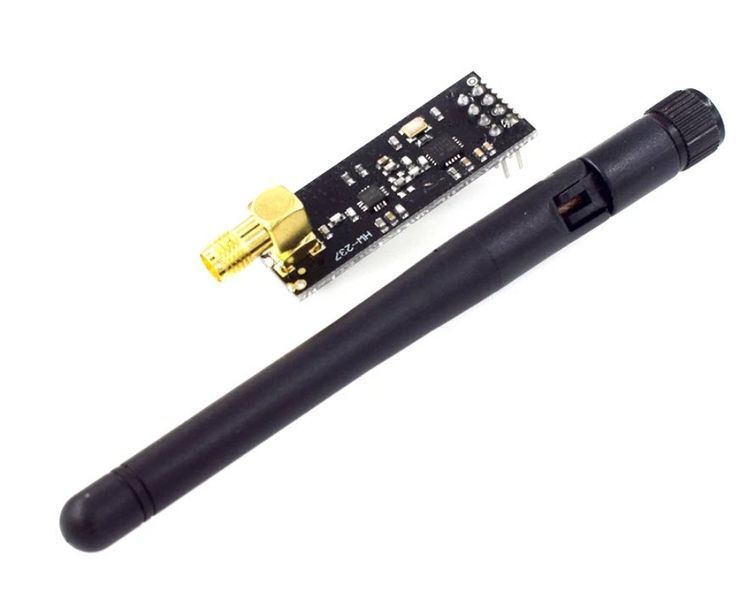 Радиомодуль NRF24L01+PA+LNA HW-237 беспроводной модуль 2.4 ГГц с антенной (дальность до 1100 м) 3.3V Wireless Transceiver RF Transceiver Module Мощный беспроводной модуль nRF24L01+PA+LNA с увеличенной дальностью связи до 1100 метров &ndash; идеальное решение дл 2012-2 фото