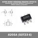 8205S 8205A CEG8205A FS8205A SOT23-6 двойной транзистор MOSFET N-канальный lithium battery protection 4814 фото 1