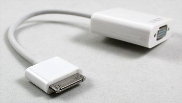 Apple iPad iPhone iPod Dock Connector VGA Adapter адаптер VGA (вывод на аналоговый VGA вход) MC552ZM/B 2629 фото