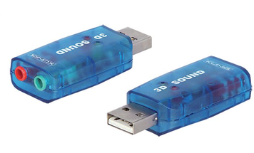 USB звуковая 5.1 (чипсет 6911) аудио адаптер sound для ПК, ноутбука stereo карта плата 330 фото