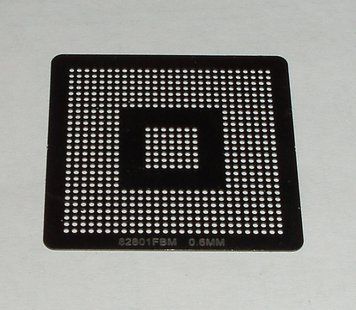 BGA шаблони INTEL No008 0.6 mm 82801FBM трафарети для реболлу реболінг-набір відновлення паяння ремонт прямог 4169 фото