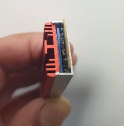 M2-LD02 радіатор двосторонній алюмінієвий SSD (чорний) для 960PRO M.2 NGFF NVME 2280 SSD з термопрокладкою охолоджувальний heatsink завтовшки 9 мм (сумісний з PS5) 4829-2 фото