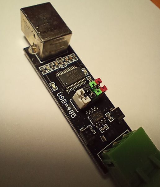 Адаптер USB B &mdash; TTL RS485 (FT232, захист від статики) 5531 фото
