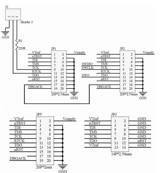 Адаптер емулятор JLINK V8 V9 ulink2 st link arm stm32 JTAG програматорів mini2440 44B0 2440 6410 3051 фото