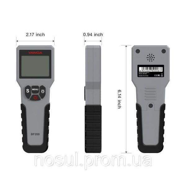 BF200 Yawda тестер гальмівної рідини 12V професійний (DOT3, DOT4, DOT5.1) Auto Brake Fluid Tester Digita 6284 фото
