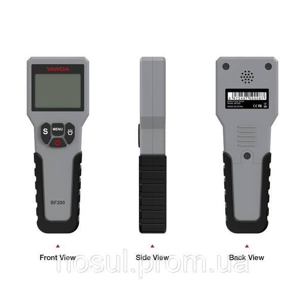 BF200 Yawda тестер гальмівної рідини 12V професійний (DOT3, DOT4, DOT5.1) Auto Brake Fluid Tester Digita 6284 фото