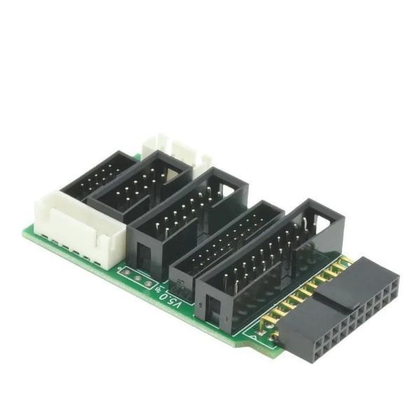 Адаптер емулятор JLINK V8 V9 ulink2 st link arm stm32 JTAG програматорів mini2440 44B0 2440 6410 3051 фото