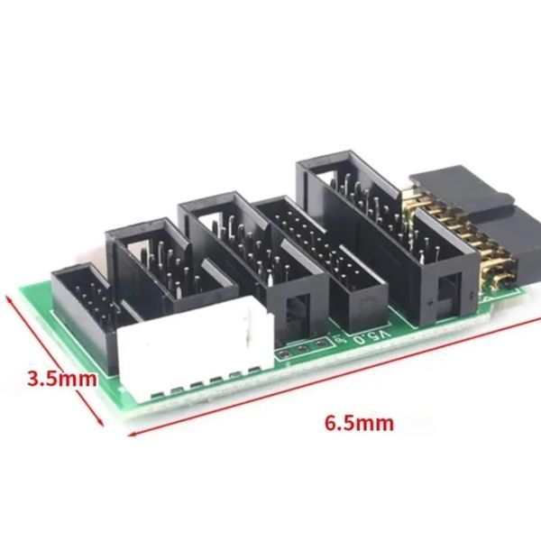 Адаптер емулятор JLINK V8 V9 ulink2 st link arm stm32 JTAG програматорів mini2440 44B0 2440 6410 3051 фото