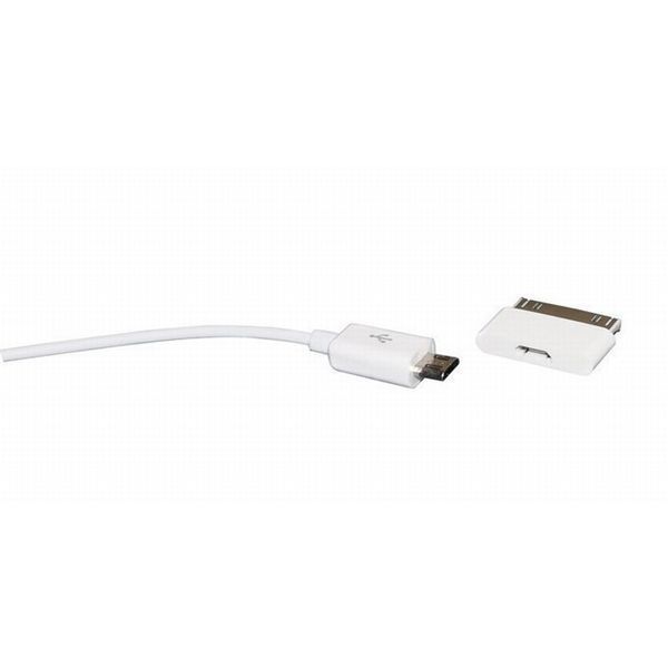 Адаптер переходник Apple iPad iPhone 30pin - micro USB 3439 фото