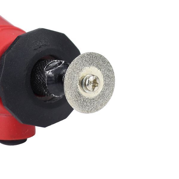 Dremel набір пилок (10 шт) 35 mm + 2 вала круги відрізні алмазні 35мм з тримачем на дремель гравер 7173 фото