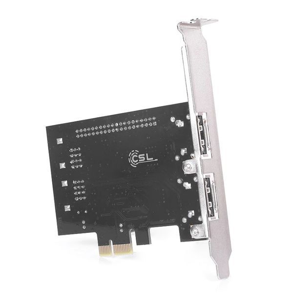 Контролер JMB363 PCIE плата розширення RAID інтерфейс SATA2 (2 port) + IDE (1 port) + 2x eSATA 6898 фото