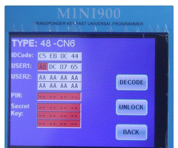 Чип транспондер CN6 ID48 Megamos crypto Chip эмулятор для копирования содержимого чипа ключа VAG (VW SCODA SEA 4612 фото