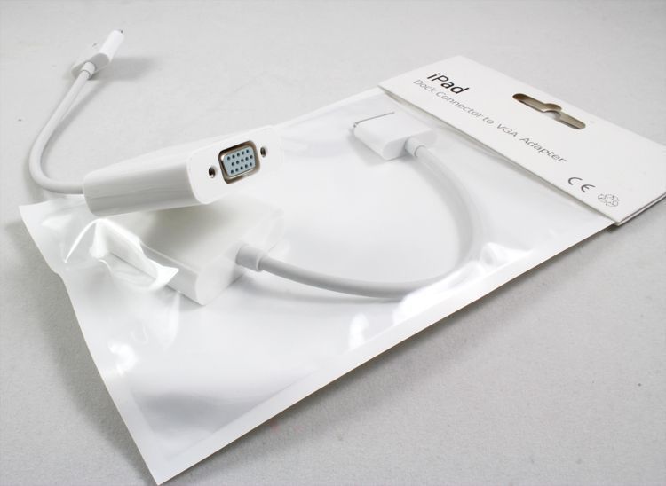 Apple iPad iPhone iPod Dock Connector VGA Adapter адаптер VGA (вывод на аналоговый VGA вход) MC552ZM/B 2629 фото
