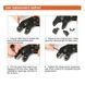 HS-103 (AV103) прес для кліщів HS jaw (6 мм) 0.5-6 mm2 20-10AWG кримпер обтискання наконечників опресування 7263 фото 2