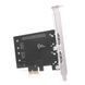 Контролер JMB363 PCIE плата розширення RAID інтерфейс SATA2 (2 port) + IDE (1 port) + 2x eSATA 6898 фото 5