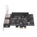 Контролер JMB363 PCIE плата розширення RAID інтерфейс SATA2 (2 port) + IDE (1 port) + 2x eSATA 6898 фото 2