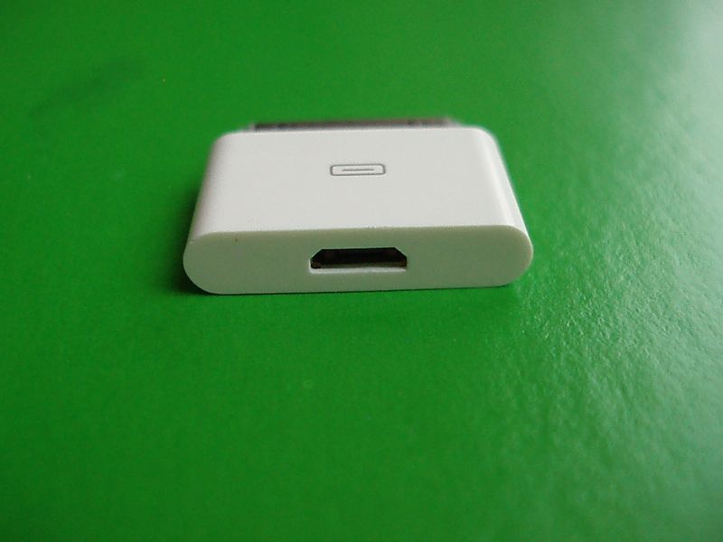 Адаптер переходник Apple iPad iPhone 30pin - micro USB 3439 фото