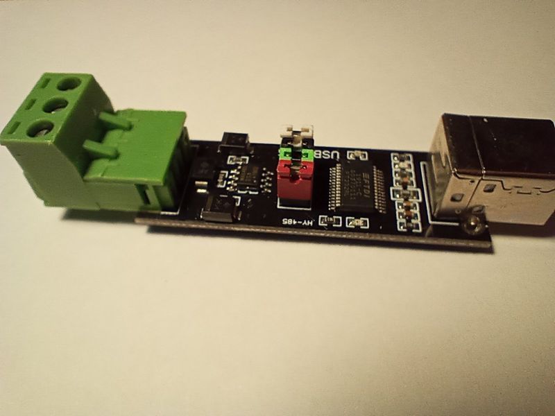 Адаптер USB B &mdash; TTL RS485 (FT232, захист від статики) 5531 фото