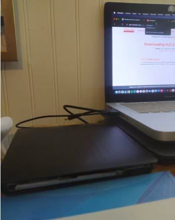 Кишеня USB + USB Type-C для ноутбукових приводів SATA CD DVD BD ROM ODD-програвача дисків 9,5-12,7 мм під'єднання приводу СД ДВД до ПК ТВ телефона планшета Android Win Linux Mac Caddy External Optical Disc Drive Enclosure for Laptop Notebook Корпус під вс 0533-2 фото