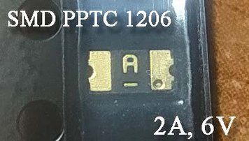 Предохранитель самовосстанавливающийся SMD PPTC 1206 (2A, 6V) MF-PPTC-1206-2A-6V 5952 фото