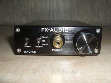USB ЦАП FX-AUDIO DAC-X6 CS4398 24 bit 192k аналогового-цифрового перетворювач аудіопідсилювач якісна музик 4242 фото