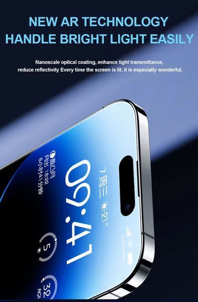 Стекло 3D 9H Clear (прозрачное) защитное Apple iPhone 13 6,1" противоударное&nbsp;Tempered Glass Premium 7990 фото