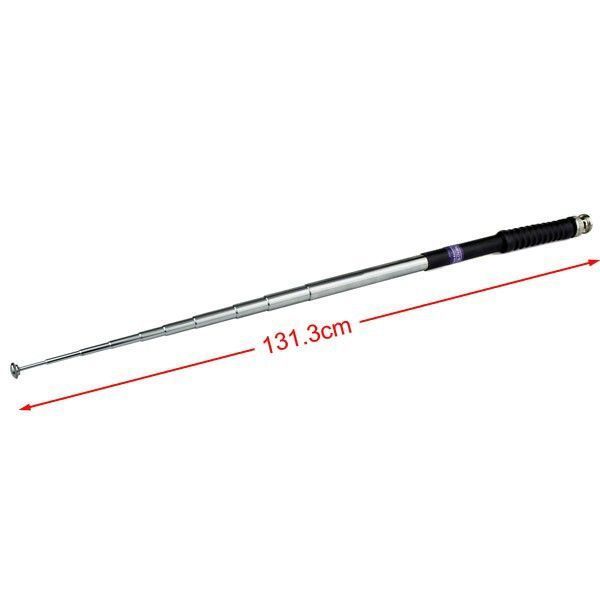 Антенна BNC KINNOTA FP10120 J-NUODA VHF 136-174MHz (21...130 см) телескопическая раскладывающаяся 3756 фото