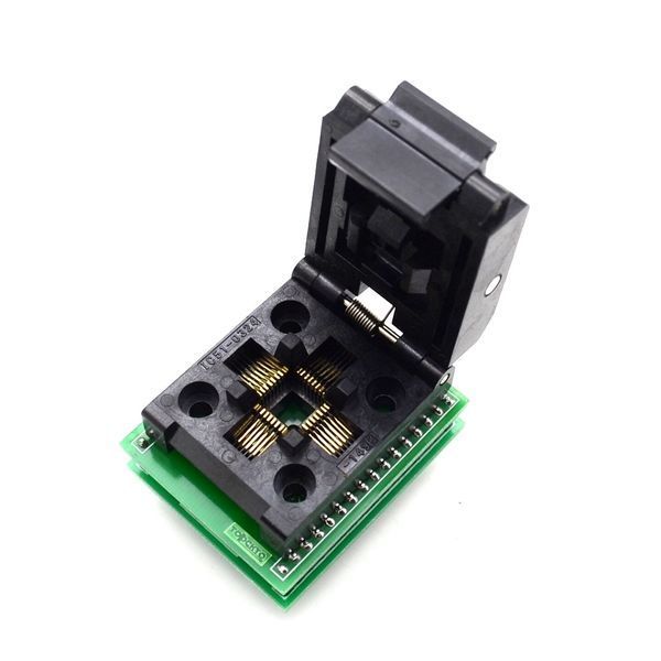 Перехідник для програматора TQFP32 QFP32 LQFP32 &mdash; DIP32 (Atmel Atmega) адаптер для AVRISP, USBASP, MkII панел 6530 фото