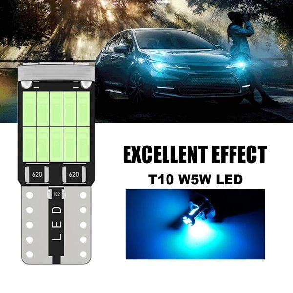 W5W T10 T10 W5W Led Car Light 26smd 4014 (білий White 6000К 2W) лампа світлодіодна автомобільна Can Bus VW Nissan&nbsp;BMW Mazda Chevro 7565 фото