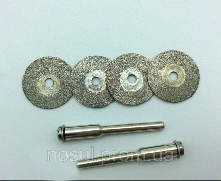 Dremel набор пил кругов алмазных (10 шт) 16mm + 2 вала круги diamond тримач гравер 6669 фото