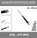 Антенна BNC KINNOTA FP10120 J-NUODA VHF 136-174MHz (21...130 см) телескопическая раскладывающаяся 3756 фото 1
