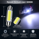 Светодиодная лампа C5W C10W 41 мм Canbus COB LED 12V белая для салона, номера и багажника авто 5879 фото 4