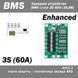 Контролер заряду (розряду) Enhance BMS 3S 60A Li-ion для батарей балансування 6766 фото 1