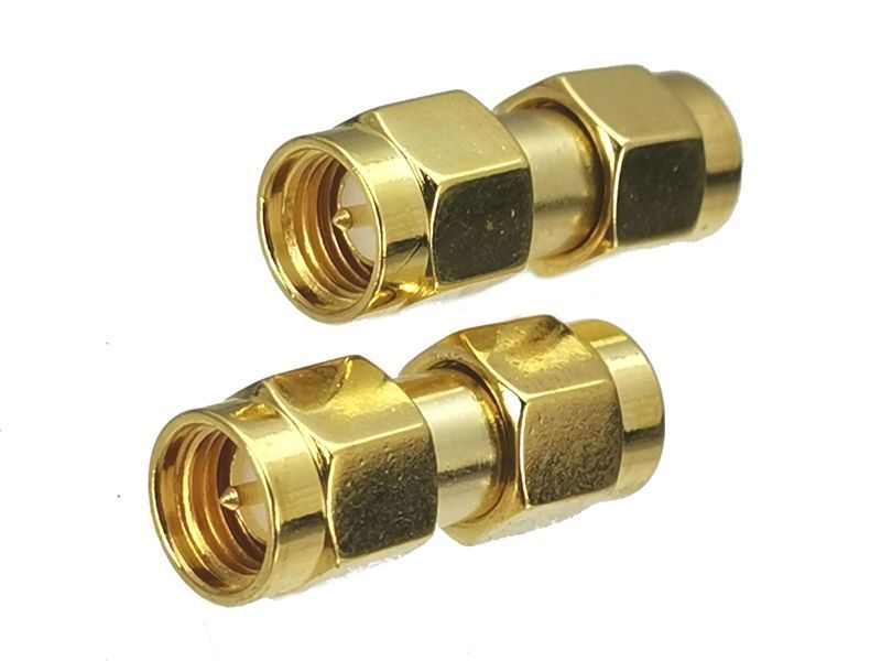 Адаптер переходник SMA Male - SMA Male для радиооборудования RF UHF VHF 3746 фото