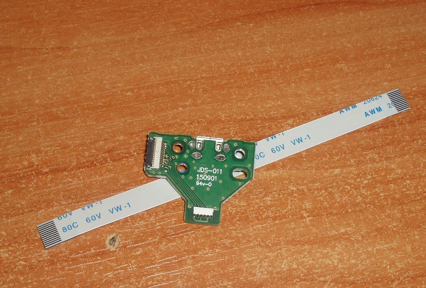 JDS-011 150901 94v-0 модуль заряджання Micro USB Dualshok 4 (12 Pin Flex Ribbon Cable) з/ч для ремонту геймпада Sony PS4 Pro 5398 фото
