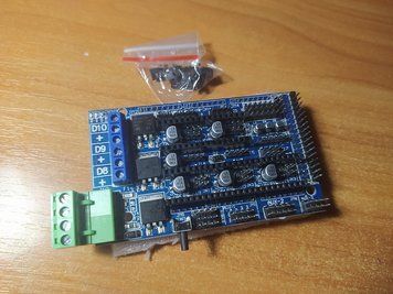 Ramps 1.5 плата-расширение Arduino управление 3D принтер ЧПУ станок своими руками 4957 фото